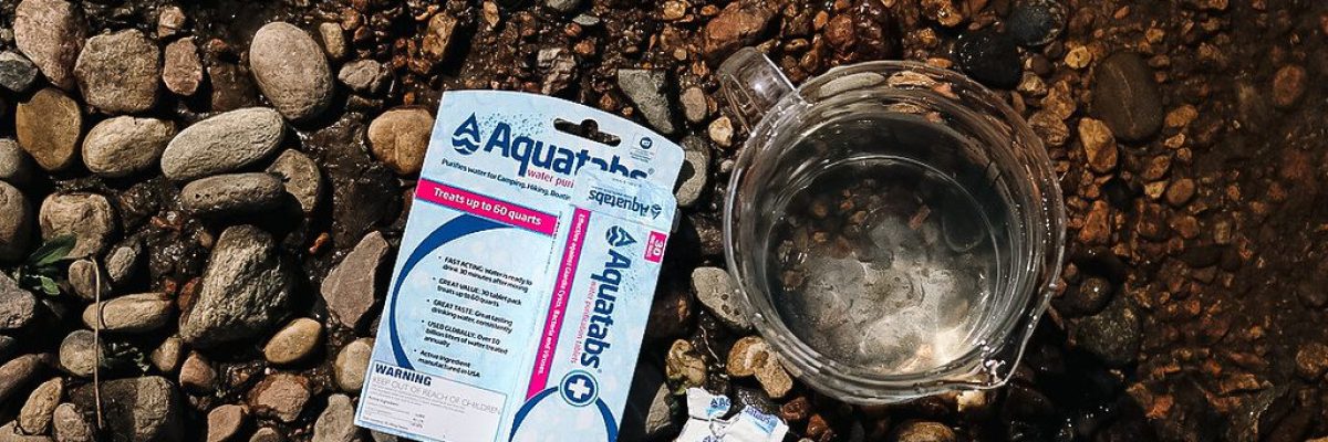 Aquatabs water purification tablets